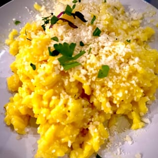 Saffron Risotto (Dinner)