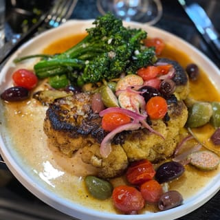 Cauliflower Steak Provencal (Dinner)